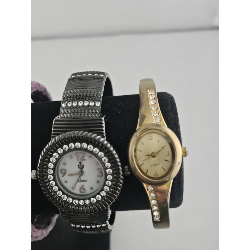 Lot Of 8 Assorted Nice Ladies Cuff Bangle Watches Not Tested As Is - Picture 9 of 10